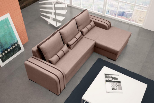 Sofa bed corner sofa sofas couch with bed function and upholstery - Modern set with sleep function