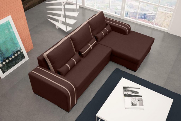Sofa bed corner sofa sofas couch with bed function and upholstery - Modern set with sleep function