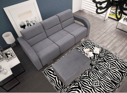 3-seater luxury bench sofa couch blue living room office furniture