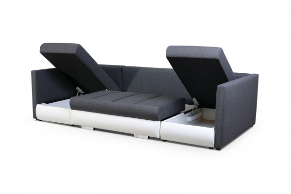 XXL living landscape sofa couch upholstery suite corner designer U-shaped corner sofa new