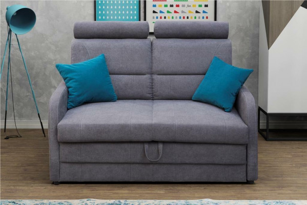 2-seater sofa couch sofas textile upholstery fabric set with bed function sofa bed