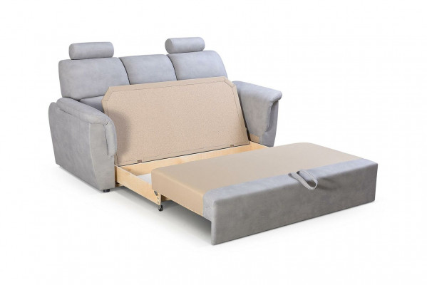 3-seater sofa couch upholstery set with bed function, sleeper sofa couch with storage, new