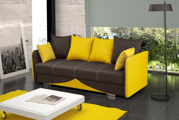Textile Upholstery Fabric Suite Bed Function Sleeper Sofa New 3 Seat Sofa Couch