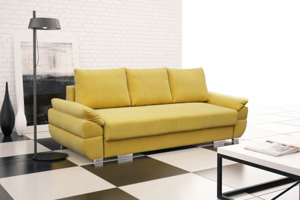 3-seater sofa bed with folding couch and sleeping function including bed box