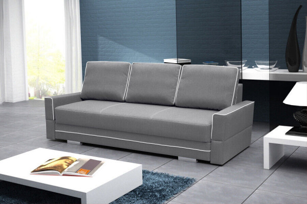 Sleeper Sofa Convertible Couch 3-Seater Sleeping Function + Storage Compartment Couch Sofa Convertible Sofa