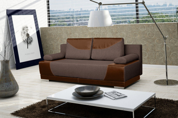 Sleeper Sofa Foldable Couch 3-Seater with Sleeping Function + Bed Box Couch Designer Sofa