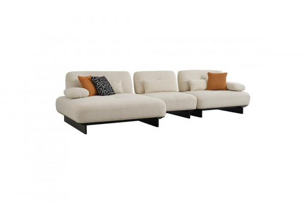 Living room textile sofa luxury L-shaped couch corner sofa designer furniture