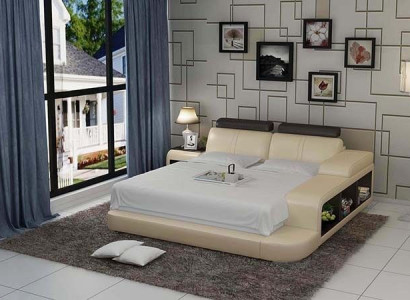 Bed Design Luxury Luxury Beds Leather Modern Bedroom 140/160/180 LB8810