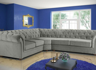 245x308cm Couch Upholstery Chesterfield Sofa Custom-Made Couches Sofa Suite