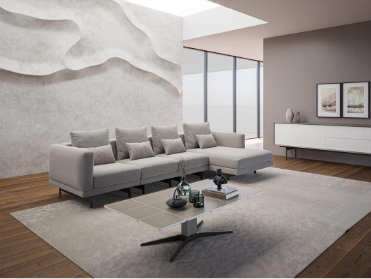 Corner Set Luxury Complete Corner Sofa L-Shape Designer Sofa Modern Furnishing