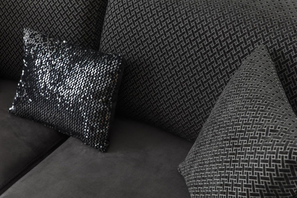 Luxury Sofa Set Suite Sofas Sofa Armchair Three-Seater 3+3+1 Seater Fabric New