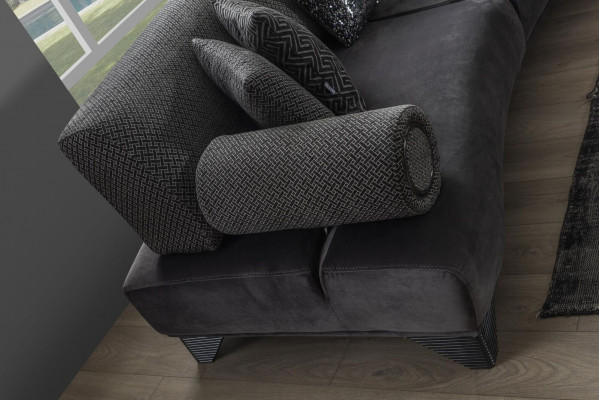 Luxury Sofa Set Suite Sofas Sofa Armchair Three-Seater 3+3+1 Seater Fabric New