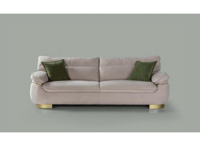 Modern sofas 3-seater soft couch upholstery design living room beige