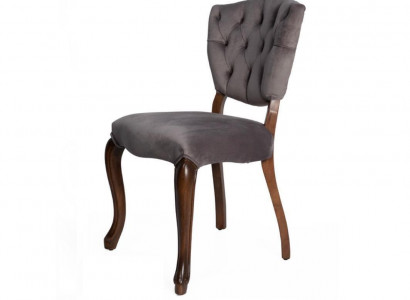 Stylish Brown Chesterfield Chair Designer Dining Upholstered Chairs Luxury Seating