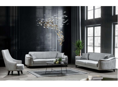 Sofa set Sofa Luxury Set Sofas Armchair 3+3+1 Seater Modern 3-piece
