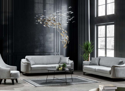 Sofa set Sofa Luxury Set Sofas Armchair 3+3+1 Seater Modern 3-piece