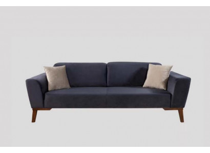 Luxury Sofa 3-Seater Designer Couches Three-Seater Upholstered Furniture Textile