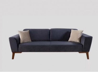 Luxury Sofa 3-Seater Designer Couches Three-Seater Upholstered Furniture Textile