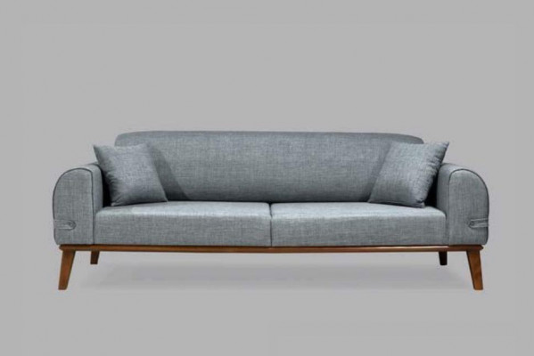 Modern sofa 3-seater design couch three-seater upholstered textile furniture