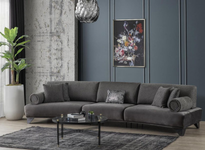 5-seater sofa couch upholstered sofa XXL sofas living room fabric big living landscape