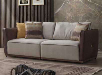Two-seater sofa luxury 2 seater sofas seat living room modern polyester fabric new