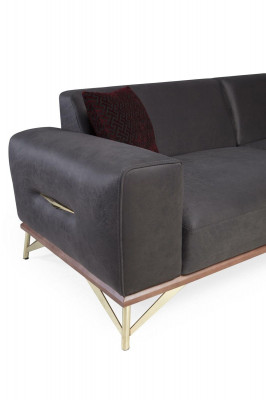 Three-seater sofa 3-seater luxury sofas living room furnishings modern fabric design