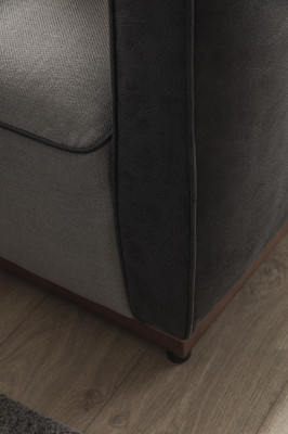 Sectional sofa, L-shape, large sofa, corner living room, polyester, modern luxury fabric, new