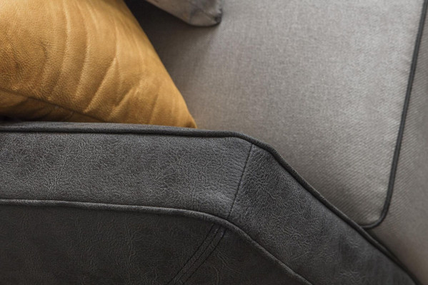 Sectional sofa, L-shape, large sofa, corner living room, polyester, modern luxury fabric, new