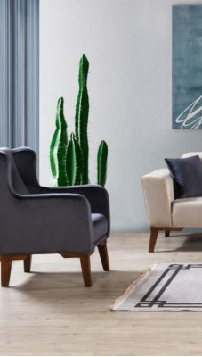 Sofa set 3+3+1 seater sofa couch set fabric armchair living room