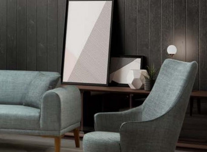 Modern armchair single-seater design lounge chair living room upholstered furniture