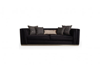 Three-seater modern couch furniture upholstery new luxury sofa design new