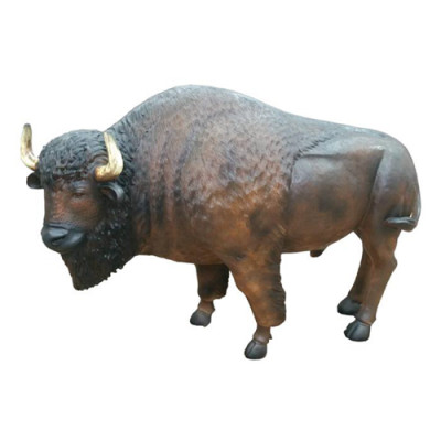 Bison life-size figure decoration statues sculpture garden decor figures 90cm new