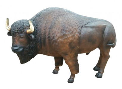 Bison life-size figure decoration statues sculpture garden decor figures 90cm new