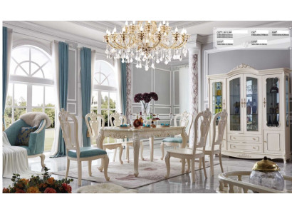 Dining room furniture set display cabinet chair dining table chairs dining suite sets