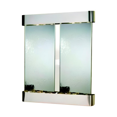 Wall, water, water wall, column, base cabinet, shelving, display cabinet, water walls
