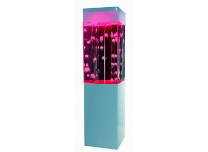 Design aquarium water column water column decoration jellyfish water wall