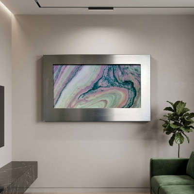 LED Water Wall Designer Water Column Waterfall Picture Frame 90x60