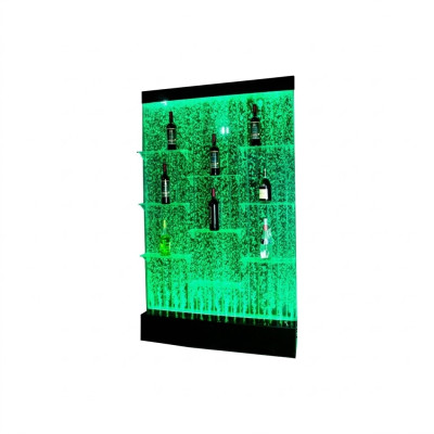 Illuminated LED Shelves Designer Water Wall Bar Shelf Column Water Columns
