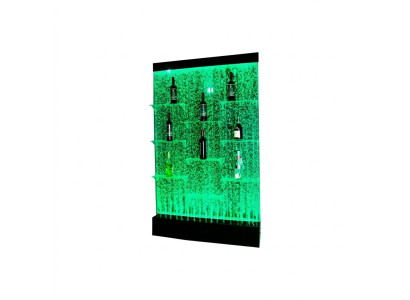 Illuminated LED Shelves Designer Water Wall Bar Shelf Column Water Columns