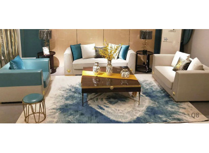 3-piece furniture complete set sofa set 321 seats designer living landscape