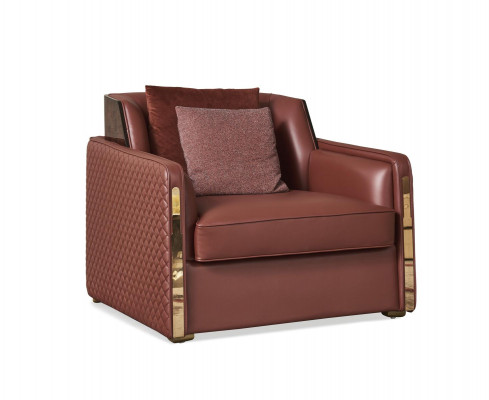 Armchair Club Lounge Designer Armchair Upholstered Sofa 1 Seater Television