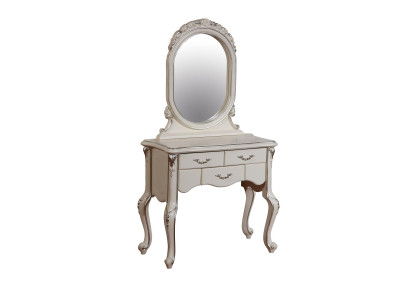 Classic dressing table with mirror luxury console dresser bedroom baroque