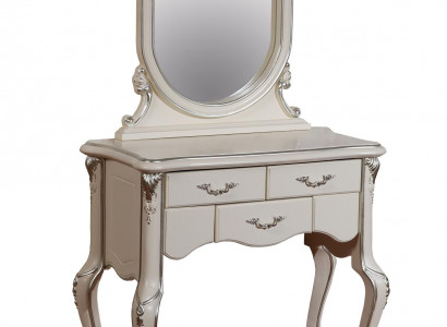 Classic dressing table with mirror luxury console dresser bedroom baroque