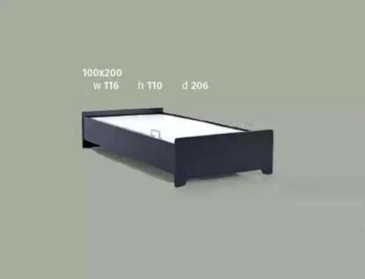 Bed single bed beds bedroom children's room bed frame 100x200cm