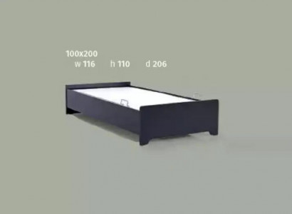 Bed single bed beds bedroom children's room bed frame 100x200cm