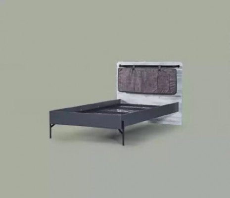 Teenager bed single bed gray bed furniture bedroom single bed