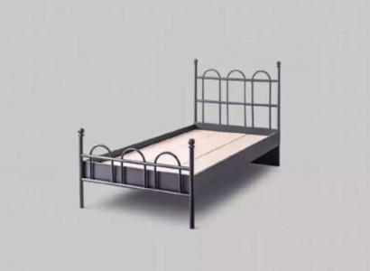 Black metal bed classic bed frame youth room black