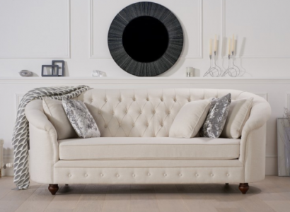 Beige Royal Couch - Luxury Chesterfield Furniture Upholstery Design Furniture