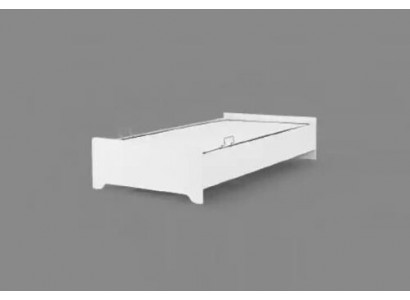 Wooden bed 100x200 single white youth bed in children's room bed frame