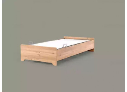 Designer beds baby bed brown modern youth bed wooden furniture 100x200cm